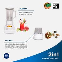 Gambar BLENDER MIYAKO KACA 1 LITER BL-101GS BERGARANSI RESMI - BL-101GS ( 2IN1 ), Plastik Wrapp dari topjaya elektronik Kab. Karawang 2 Tokopedia