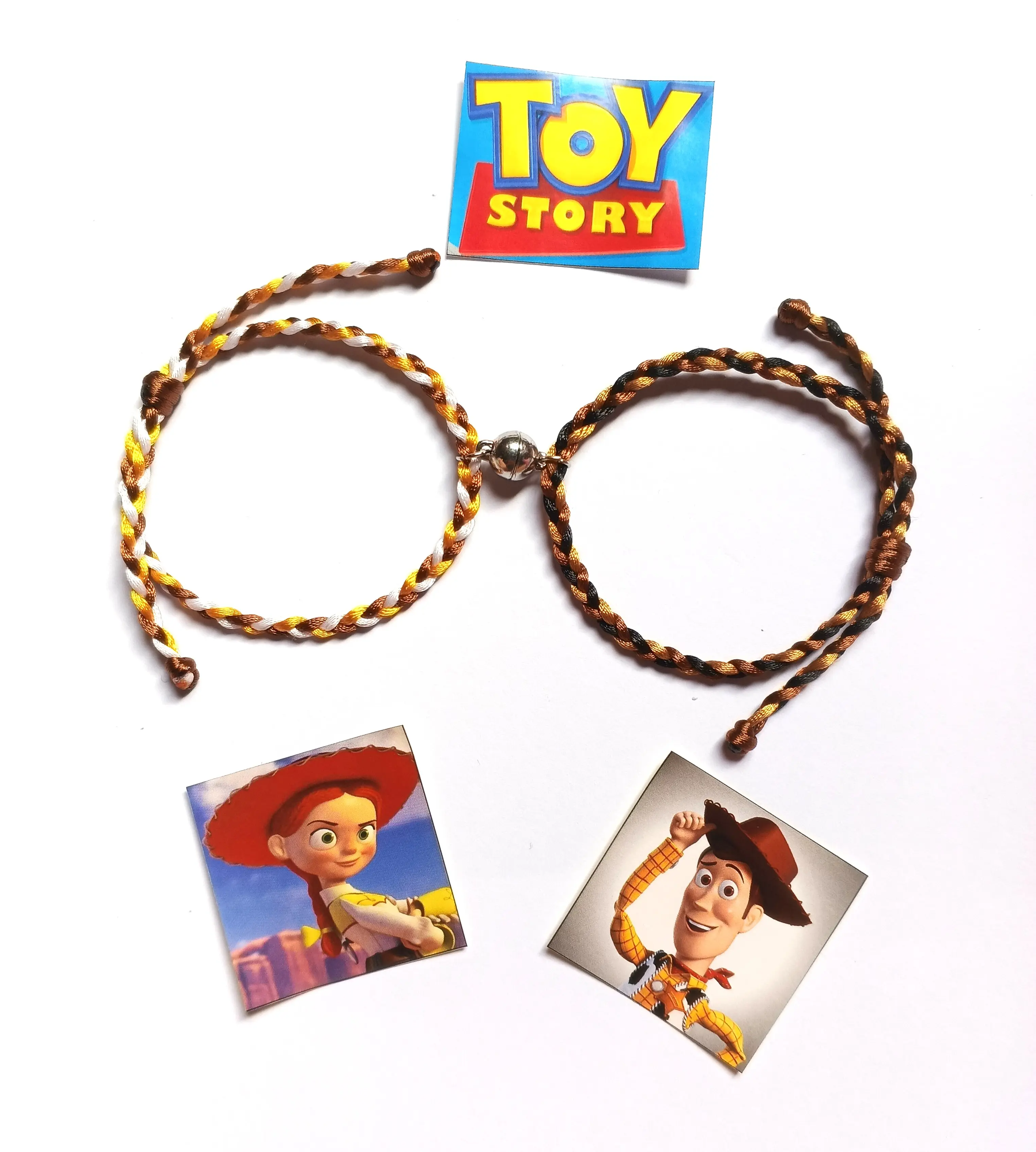 Gelang Couple kepang Toy Story Woody dan Jessie/ Gelang sahabat