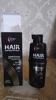 Product Review of (Promo Spesial) Aestika Dark Brown Hair Coloring Shampoo  - Pewarna Rambut Beruban Extract from D**y N** 0