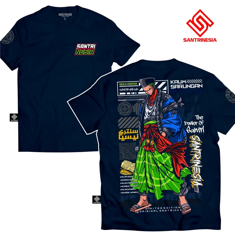 Kaos Santri Santrinesia Ngaji Hunter Nyantri v18 4