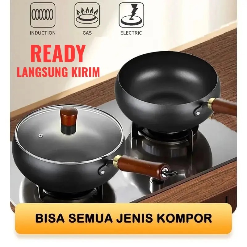 READY panci big belly pot 24cm premium kuat kokoh anti lengket plus tutup