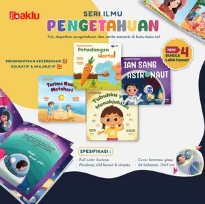 (PAKET 4 BUKU) BUKU ANAK SERI ILMU PENGETAHUAN (Tata Surya, Matahari, Organ tubuh dan Pencernaan) Soft Cover