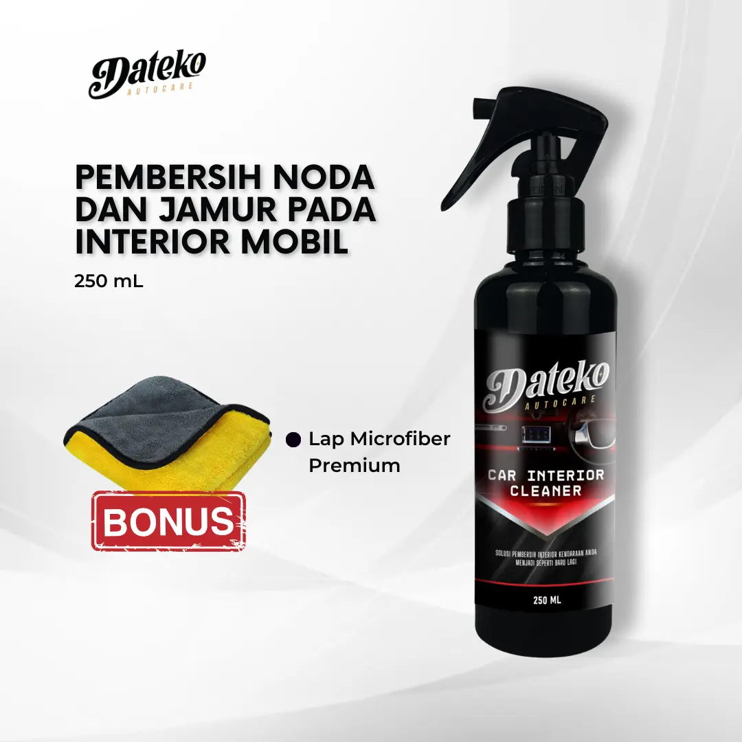 Dateko Interior Cleaner Pembersih Jok dan Dashboard Mobil 250 mL Car Kain
