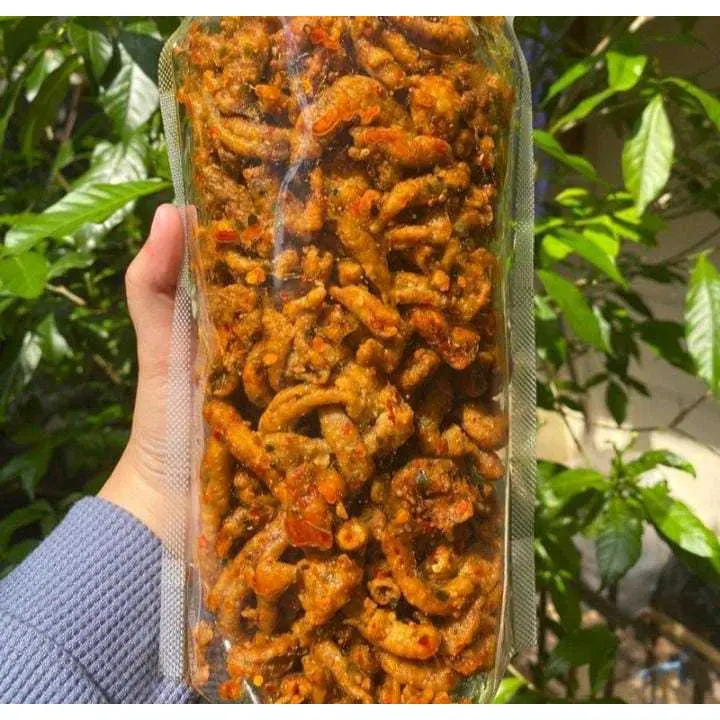 USUS PEDAS DAUN JERUK ISI 100GRAM ENAK CEMILAN SEHAT 0