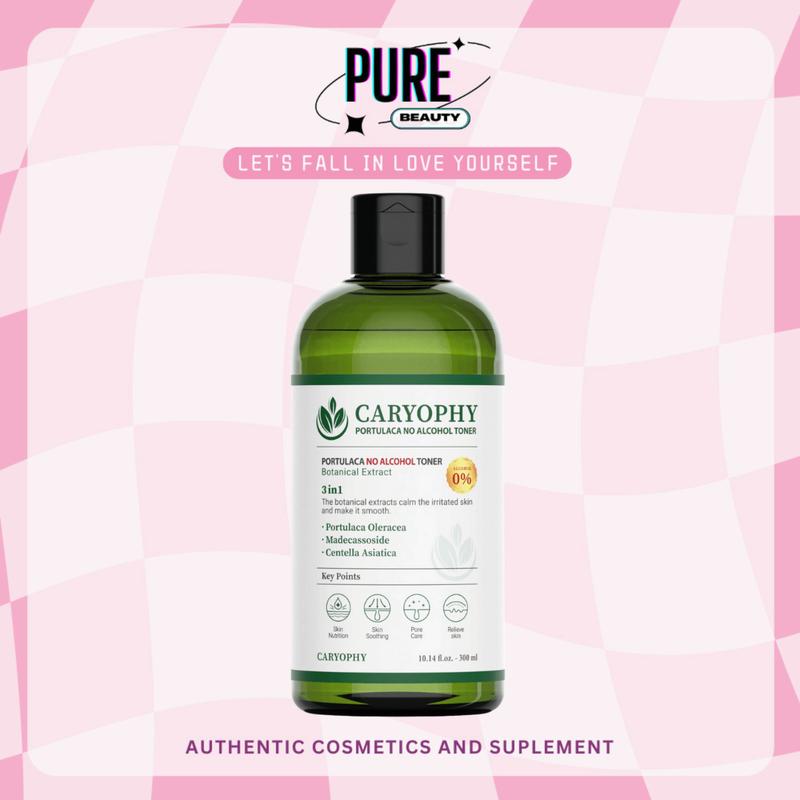 Nước Hoa Hồng Caryophy Portulaca No Alcohol Toner Giúp Làm Dịu Da - 300ml