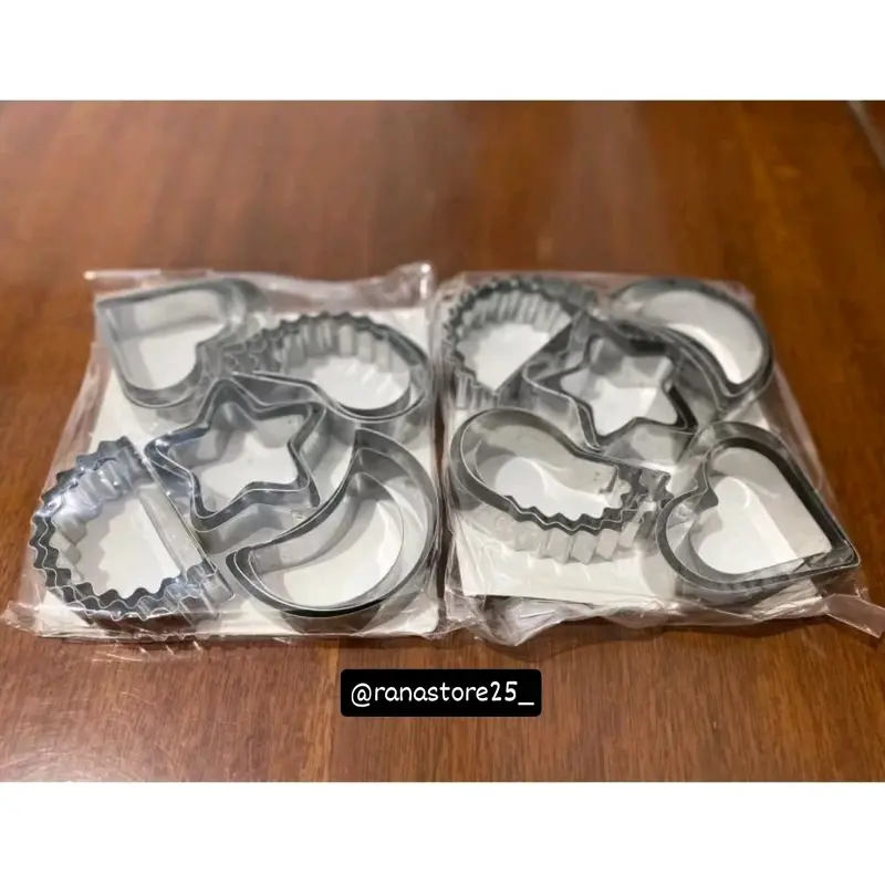 [1 Set] isi 15pcs Cetakan Kue Kering Stainlees / Cookies Cutter 1