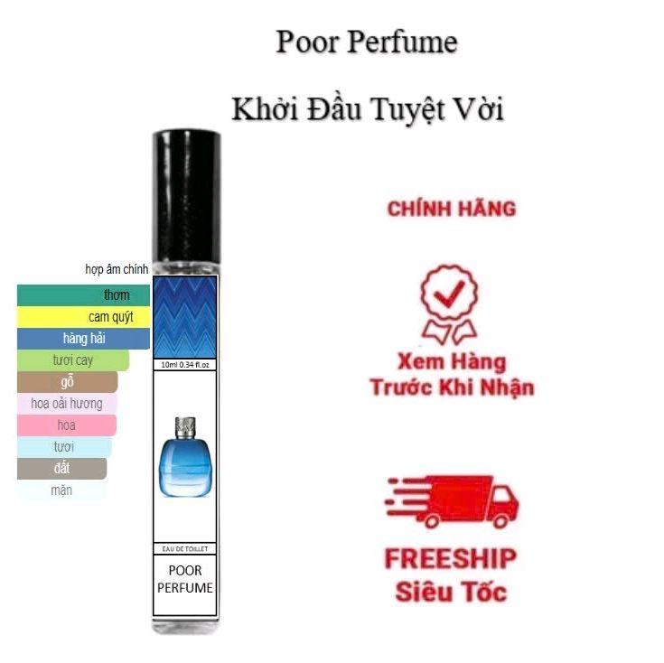 Nước hoa chiết 10ml Missony way các dòng Nam Perfume