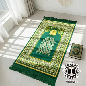 Sejadah Turkey Dewasa Polos Midi EMBOS Ukuran 105x55 -Grosir Sajadah