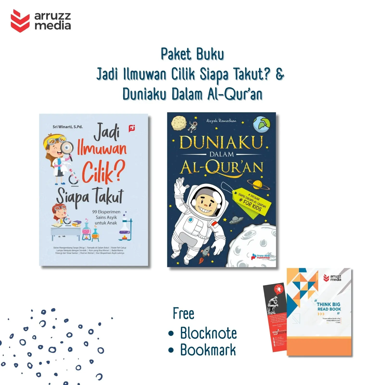 Paket Buku Jadi Ilmuwan Cilik dan Duniaku Dalam Al-Quran