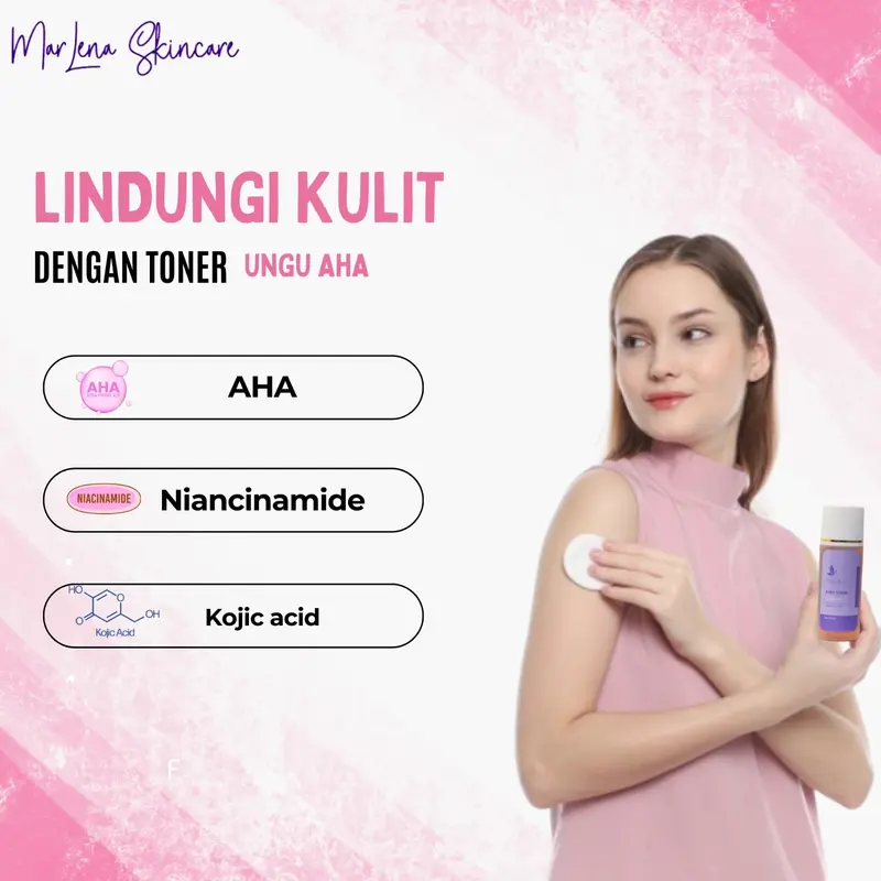 TONER BADAN MARLENA DNA SALMON BPOM FREE KAPAS BUNDLING 2 PCS  Mencerahkan 1