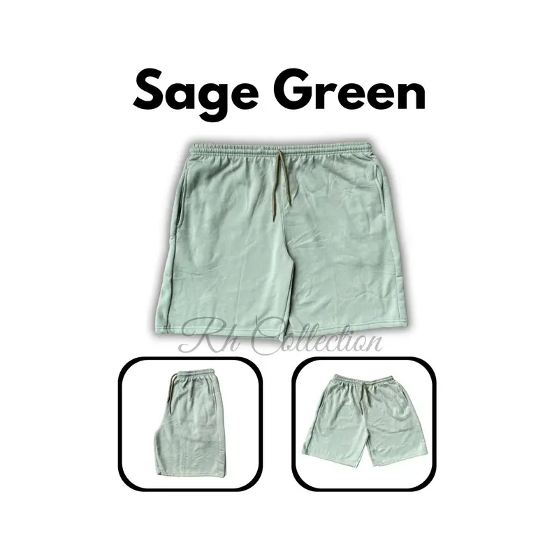 BANTING HARGA !!! Celana Pendek Broadshort Unisex Pria Wanita 100rb dapat 4 Pcs Celana Santai Nyaman Bahan Fleece 5
