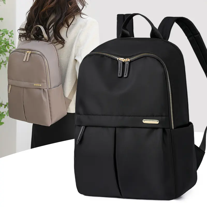 Nylon Waterproof Women Backpack Fashion Design Laptop Backpacks Large Capacity School Bag for Girls Outdoor Travel Backpacks