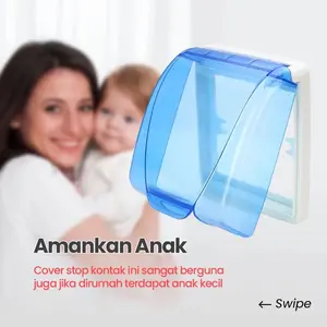 ￼Penutup Stop Kontak Colokan Listrik / Tutup Pengaman Stop Kontak