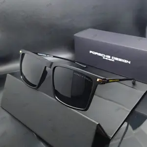 COD KACAMATA PORCHE LENSA POLARIZED ANTI SILAU OUTDOOR INDOOR  FRAME FIBER AKSESORIS FASHION PRIA Eyewear