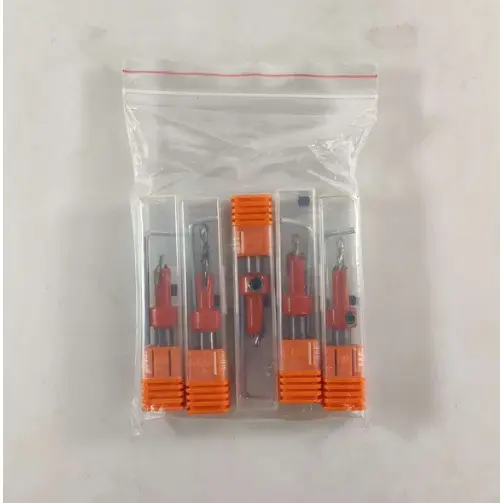 Mata Bor Kayu Bit Router Pelubang Drat Baut Chamfering Cone Drill Bit HSS Mata Bor Kayu Penyamar Perata Tanam Sekrup Baut Mur Countersink 6