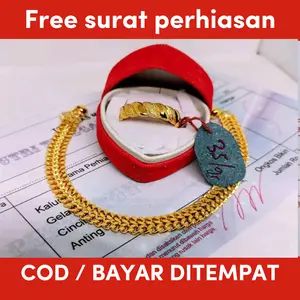 gelang tangan wanita lapis emas muda free cincin