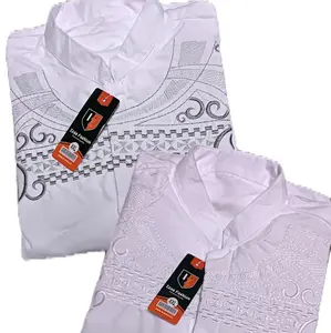 Koko anak SD-SMP warna putih katun adem nyaman baju mengaji tpq taqwa anak Muslim Remaja Tangan Panjang Tanggung bordir