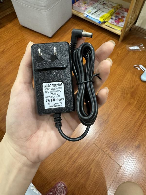 Adapter nguồn 12v đầu thu micro Shure không dây giá rẻ '''