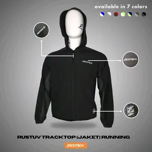 Rustuv Tracktop Jaket Running Zestien Sportswear