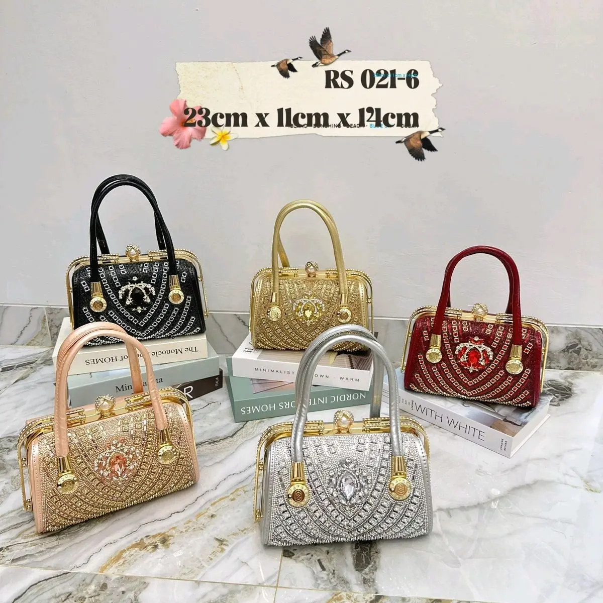 Tas pesta glosy ,RS 021-6 ,tas wanita ,tas kondangan