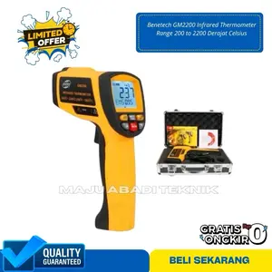 Benetech GM2200 Infrared Thermometer Range 200 to 2200 Derajat Celsius