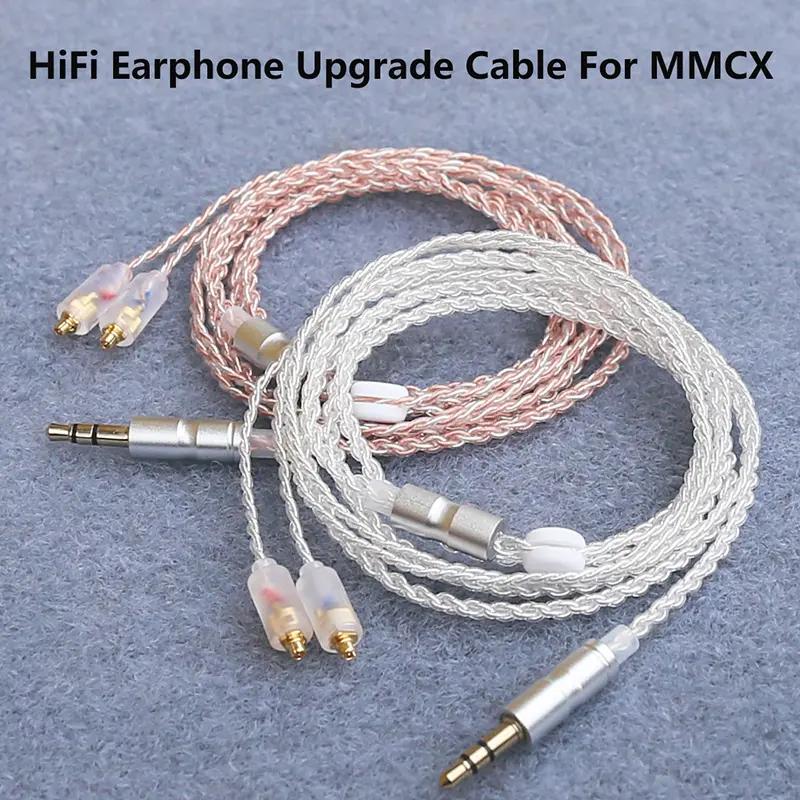 nâng cấp tai nghe Hifi cáp mmcx 3 a. 5 mm 1.2 m cáp lõi bạc cho Sennheiser…