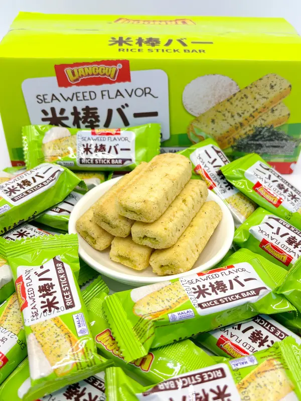 [HALAL] LIANGGUI Kerupuk Beras Nori Rasa Khas Taiwan -Kemasan Individual‌ Camilan Renyah untuk Sarapan Santai atau Pengganjal Lapar Cocok Dikonsumsi di Kantor Asrama Makan Malam dan Sebagai Snack Ringan. 7
