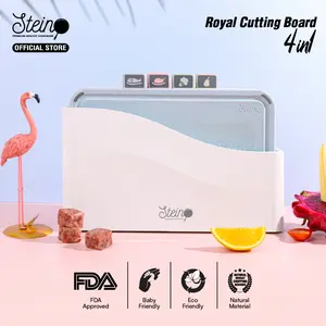 STEIN Royal Cutting Board (Talenan Chopping Board 4 in 1)- Food Grade