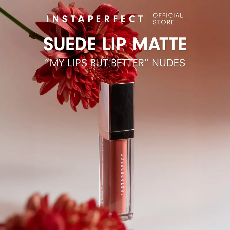 Instaperfect Suede Lip Matte (MLBB Nude Lip Cream, Cover Blurry, Transfer Resistant) 0