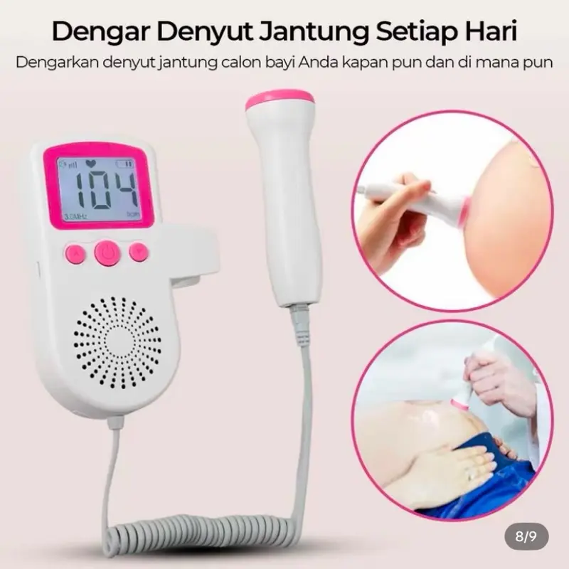 Doppler untuk mendengarkan detak jantung bayi