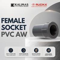Gambar Socket Drat Dalam PVC AW (RUCIKA) d. 3/4" - Female Socket | Sambungan fitting pipa PVC dari kalimas.online Kota Administrasi Jakarta Pusat 1 Tokopedia