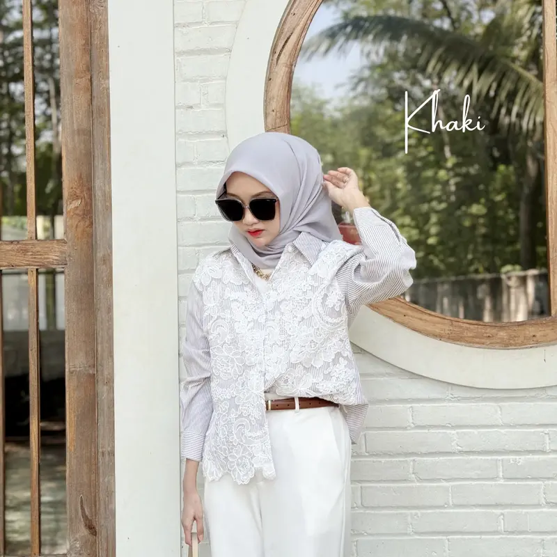 KEMEJA LUSIA PREMIUM IMPORT RENDA ELEGAN 6