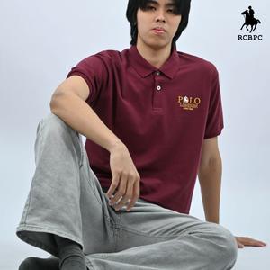 RCBPC Baju Polo Lelaki Sulaman Fesyen PMTS50310 - Merah Wain