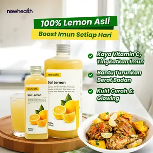 Sari Lemon 500 ml Nowhealth Organik Pure Murni Kaya Vitamin C Tingkatkan Imun