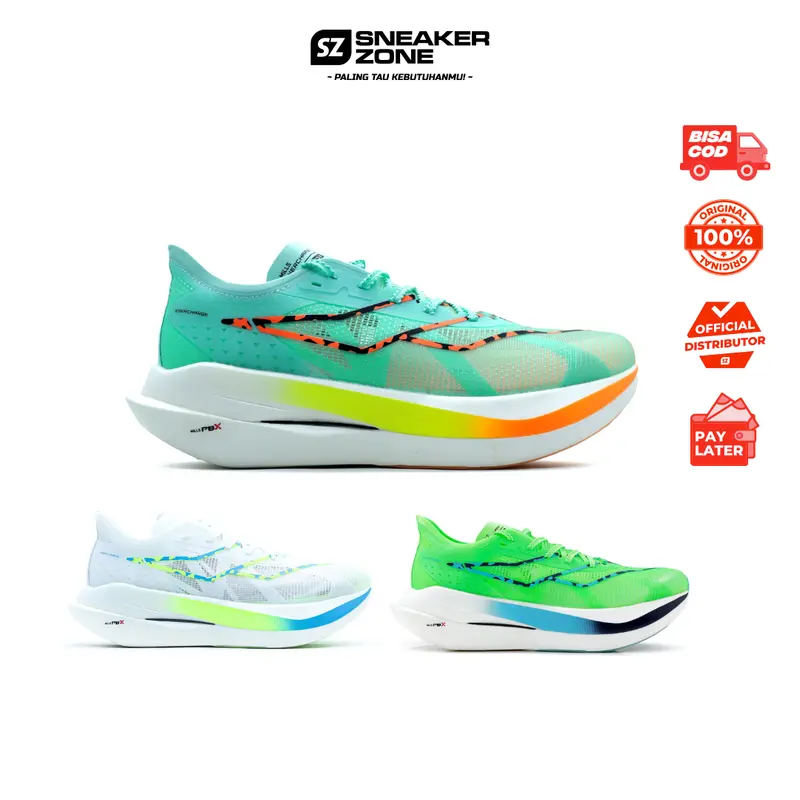 SEPATU RUNNING MILLS ENERCHARGE M1 - PRO RUN - PROFESIONAL - RACE - CARBON PLATE - SPEED SESSION - SEPATU LARI - MARATHON 0