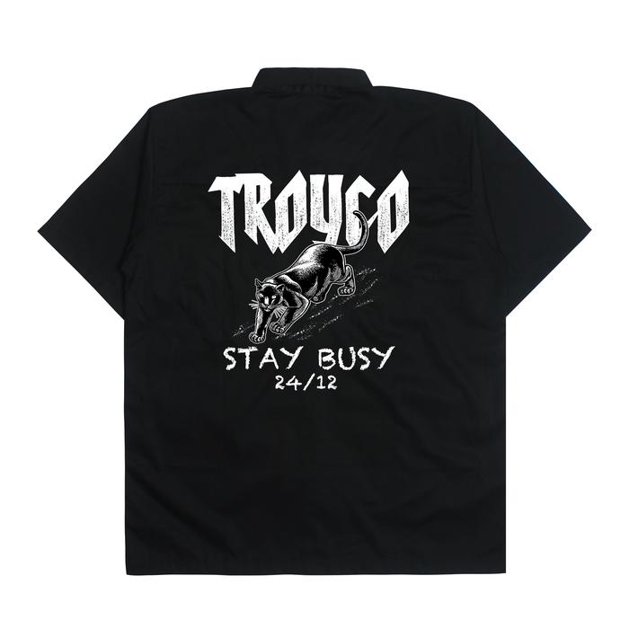 Gambar Troy Company Work Shirt Workwear Black Panther WSP 2979 - XL dari Troy Company Kab. Sleman Tokopedia