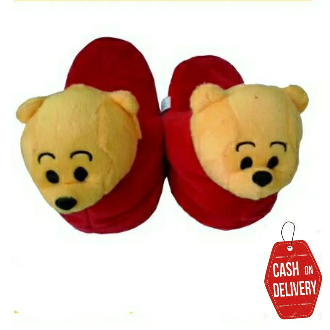 Sandal Boneka Karakter Pooh Anak Wanita Dewasa Murah Lucu Kamar Ruangan Rumah Terbaru Dalam Ruangan