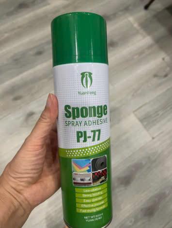 Keo xịt đa năng PJ77 dán xốp dán tường dán mút giấy dán tường thảm trải sàn Keo dạng xịt