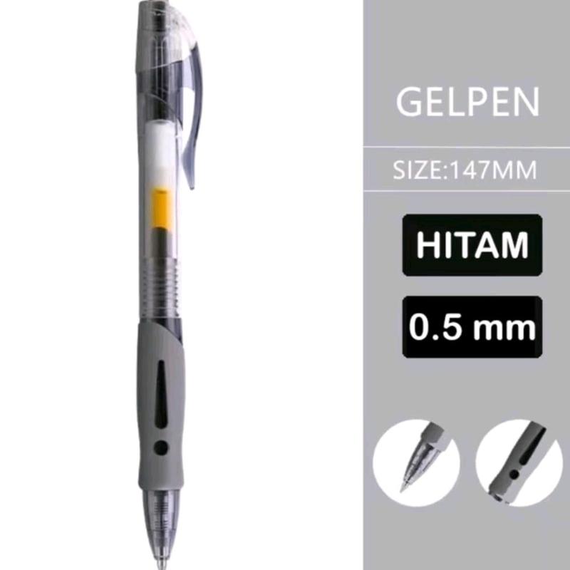 Pulpen Joyko Needle Tip Q3 Gel GP-265NT (TINTA HITAM) - Stationery 3