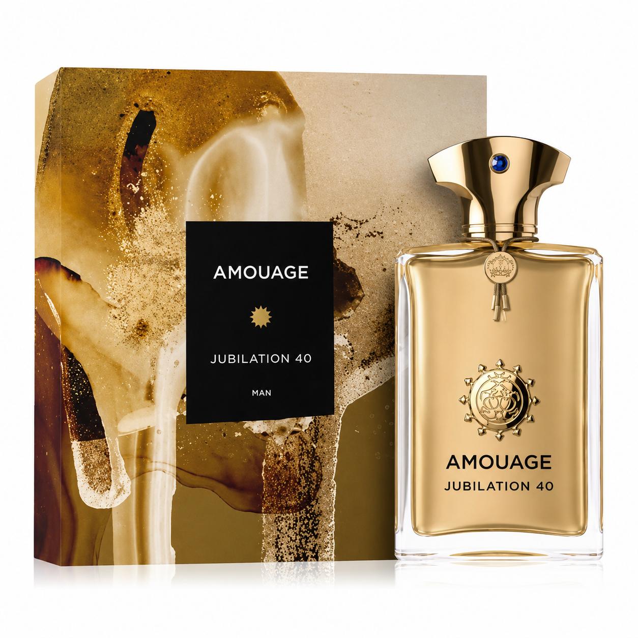 Amouage - Jubilation 40 Man Extrait 100ML — perfume de nicho Âmbar/Oriental original e importado na Elite Perfumes Brasil