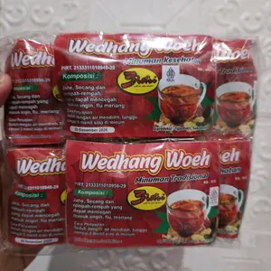 10pcs Wedang Uwuh Minuman Tradisional Paket Lengkap Gula Batu Daun Herbal Instan Air Serbuk Jahe Manis