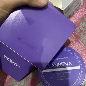 [OFFICIAL STORE] LANBENA Eye Masker Mata 5X Anti-aging Retinol Patch - Hydra-Gel Moisturizer Masker Wajah, Mencerahkan, Melembabkan, Anti-Kerut, Anti-Aging, masker,Hilangkan Kantung Mata, Lingkaran Hitam & Masker Mata Panda, Remove Dark Circles (60PCS)