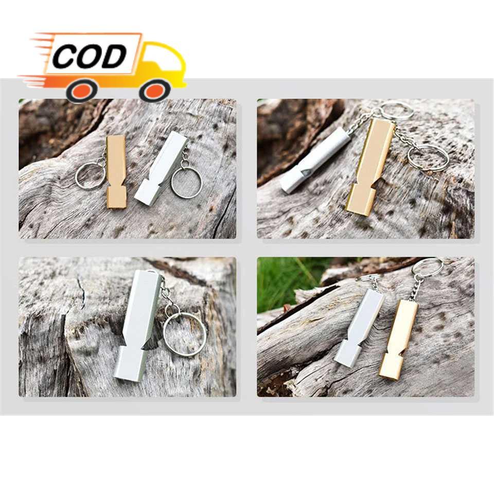 Gantungan Kunci Peluit Kegiatan Outdoor Emergency Whistle Keychain SOS Gantungan Kunci Peluit Kegiatan Outdoor Emergency Whistle Keychain SOS