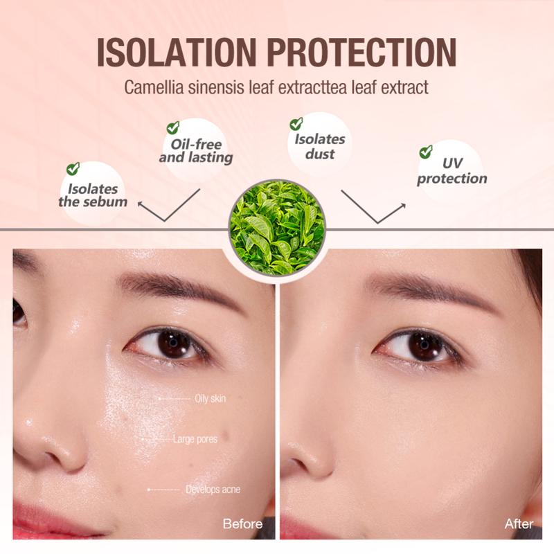 Product Introduction of 【Buy 1 Take 1】O.TWO.O Face Primer Base Makeup Oil-Control 20Ml Invisible Pore Smooths Fine Lines Brighten Moisture Primer For Face Cosmetics Texture Moist smooth Cosmetic Makeup 42