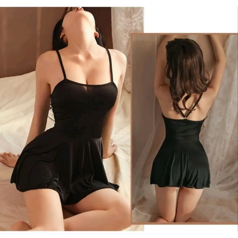 Gaun Sexy Pajamas/ PRIVASI AMAN / Baju malam / Baju tidur / Baju santai / baju seksi Tanpa G-string