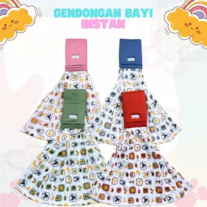 Risyababystore Gendongan kaos geos instan samping geos busa pundak gendongan bayi