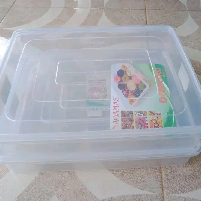 Tempat penyimpanan donat / kotak besar serbaguna / tempat roti / merk nagamas 5