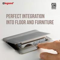 Gambar Legrand Inbowdus Stop Kontak Lantai POPUP Backbox Concrete 6 Modul - 54002 dari LegrandPowerSolution.id Kota Administrasi Jakarta Barat 4 Tokopedia