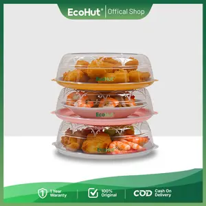 EcoHut Tudung Saji Bertingkat 3 Lapis Food Grade Transparan Pelindung Makanan Anti Debu Serangga Hemat Ruang EcoHut Tudung Saji Bertingkat 3 Lapis Food Grade Transparan Pelindung Makanan Anti Debu Serangga Hemat Ruang
