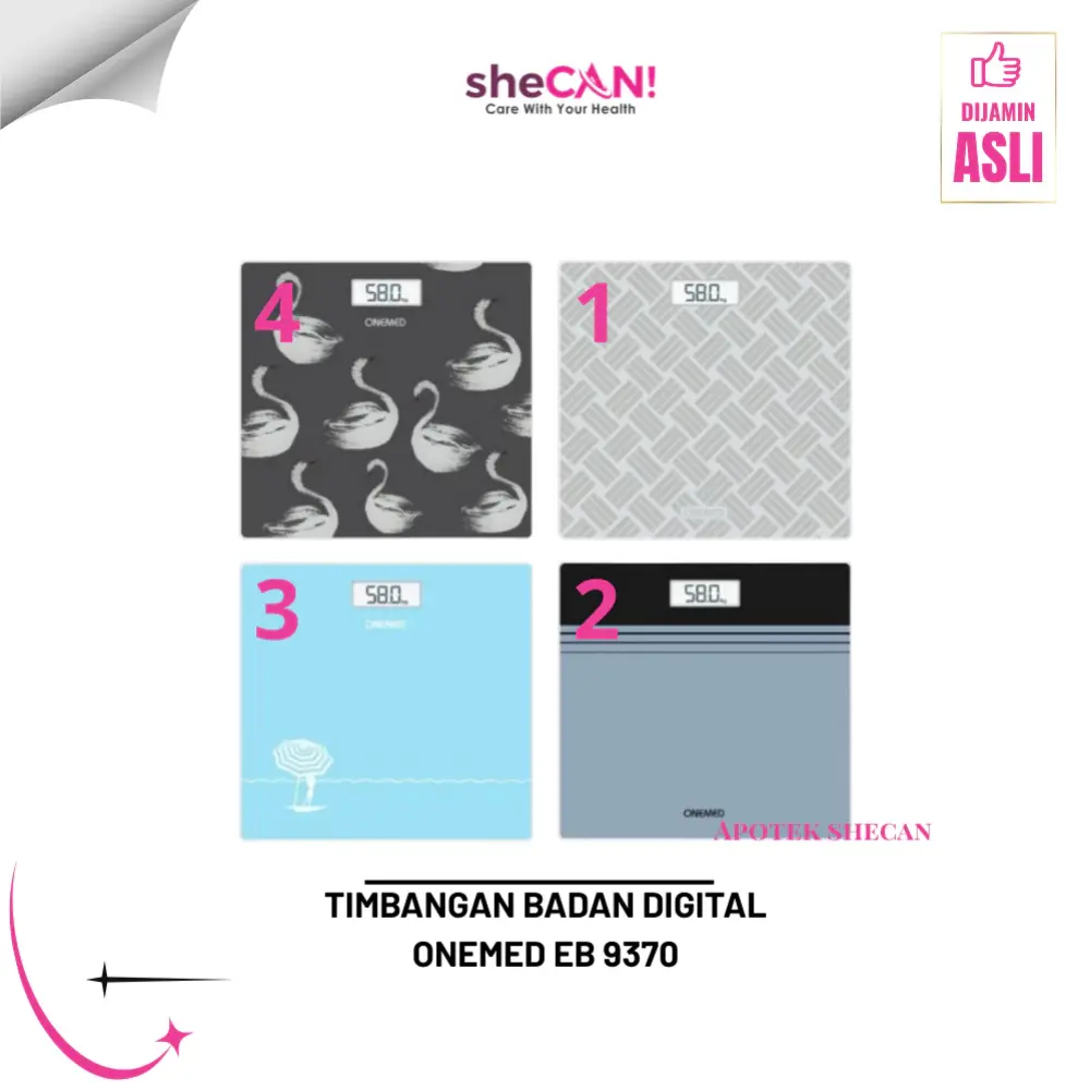 ONEMED - Timbangan Badan Digital EB 9370 // Timbangan Digital Onemed